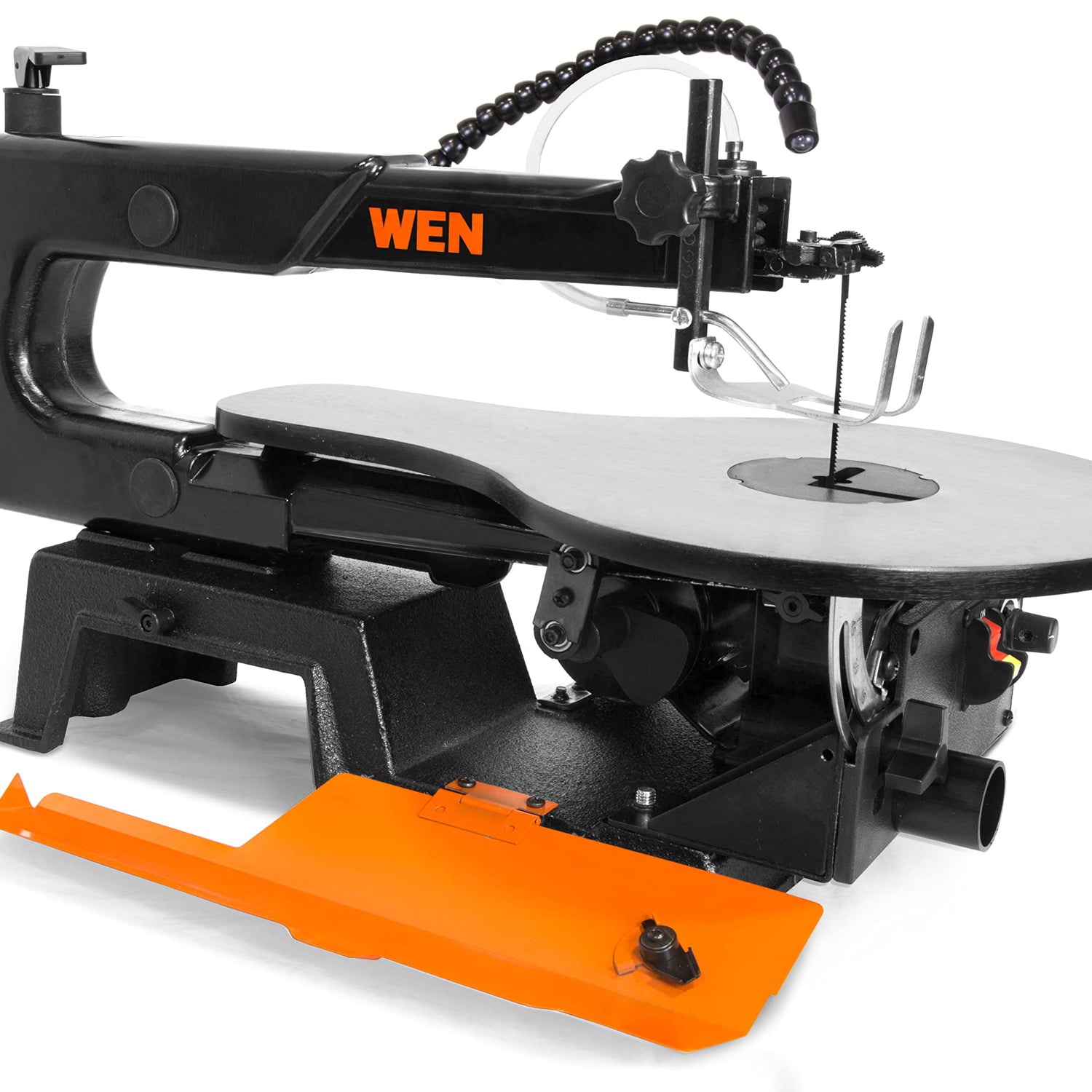 WEN 3923 16-Inch Variable Speed Scroll Saw with Easy-Access Blade Changes and Work Light , Black WEN
