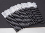 KOLAMOON 100 Pack Disposable Eyeliner Brushes Fine Point Applicator Makeup Eye Liner Wands Eyeliner Makeup Brushes KOLAMOON