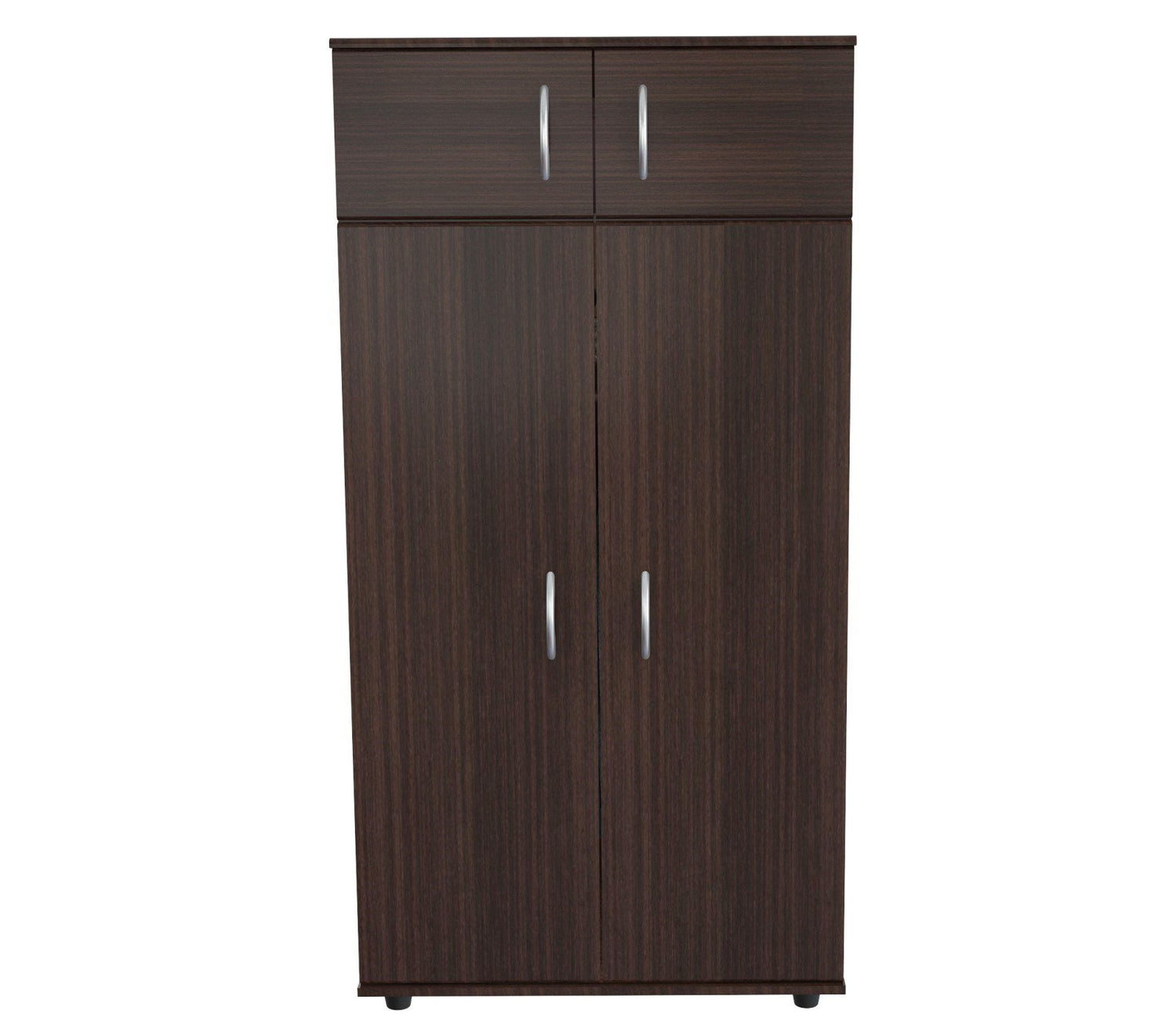 Inval 4-Door Armoire Wardrobe, Espresso Inval