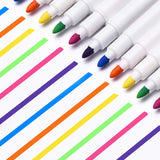 Outus 24 Pieces Dual Sided Neon Pens Colorful Neon Pens Art Marker Neon Pens for LED Board Write Draw Art Crafts Outus