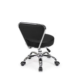 MAYAKOBA Dayton Garage Rolling Seat (Black) Pneumatic, Short Stool with Adjustable Height 13"-15", Perfect for Garage Mechanic, Home Gardening, MAYAKOBA