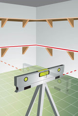 Johnson Level & Tool 40-6184 Magnetic Torpedo Laser Level, Silver & Black, 1 Laser Level Johnson