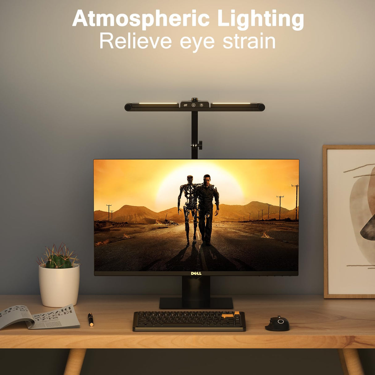 Marbosa Led Desk Lamp for Office Home, Architect Desk Lamp with Clamp, Ultra Bright Dimmable Table Light, Stepless Dimming and Tempering Desk Light Marbosa