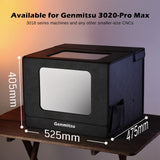 Genmitsu KABA Fold CNC Enclosure for CNC Router Machine- Noise Reduction, Dustproof, Foldable, with Side Toolbar, Compatible with Genmitsu 3020-PRO Genmitsu