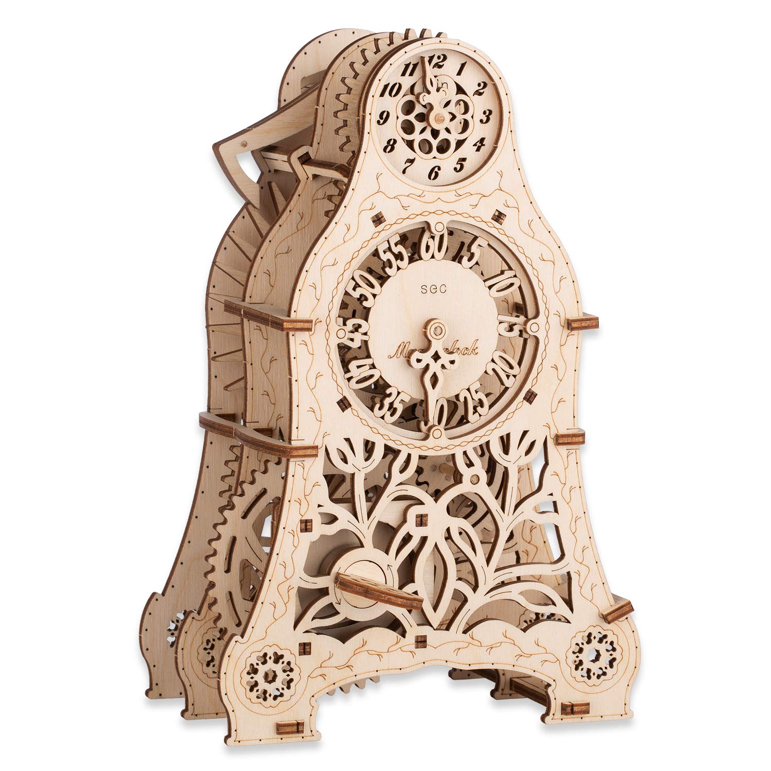 CANOPUS 3D Wooden Puzzle, Magic Clock, Jigsaw Puzzle for Good Family Time, DIY Model Kit for Kids, Teens, Adults, Mechanical Pieces to Enhance Brain - WoodArtSupply