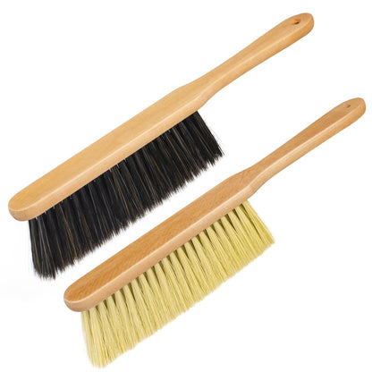 XXFLOWER 2PCS Wooden Hand Broom,Soft Bristle Cleaning Dust Brush Perfect for Counter, Bench, Car, Furniture, Sofa, Bed, Woodworking Cleaning - WoodArtSupply