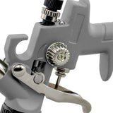 NuMax SPS08 Pneumatic 0.8mm Tip Mini HVLP Gravity Feed Spray Gun with 125cc Plastic Cup NuMax