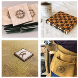 Custom Branding Iron for Wood and Leather with Handle - Personalised Design Stamp for BBQ and Crafting Arokimi