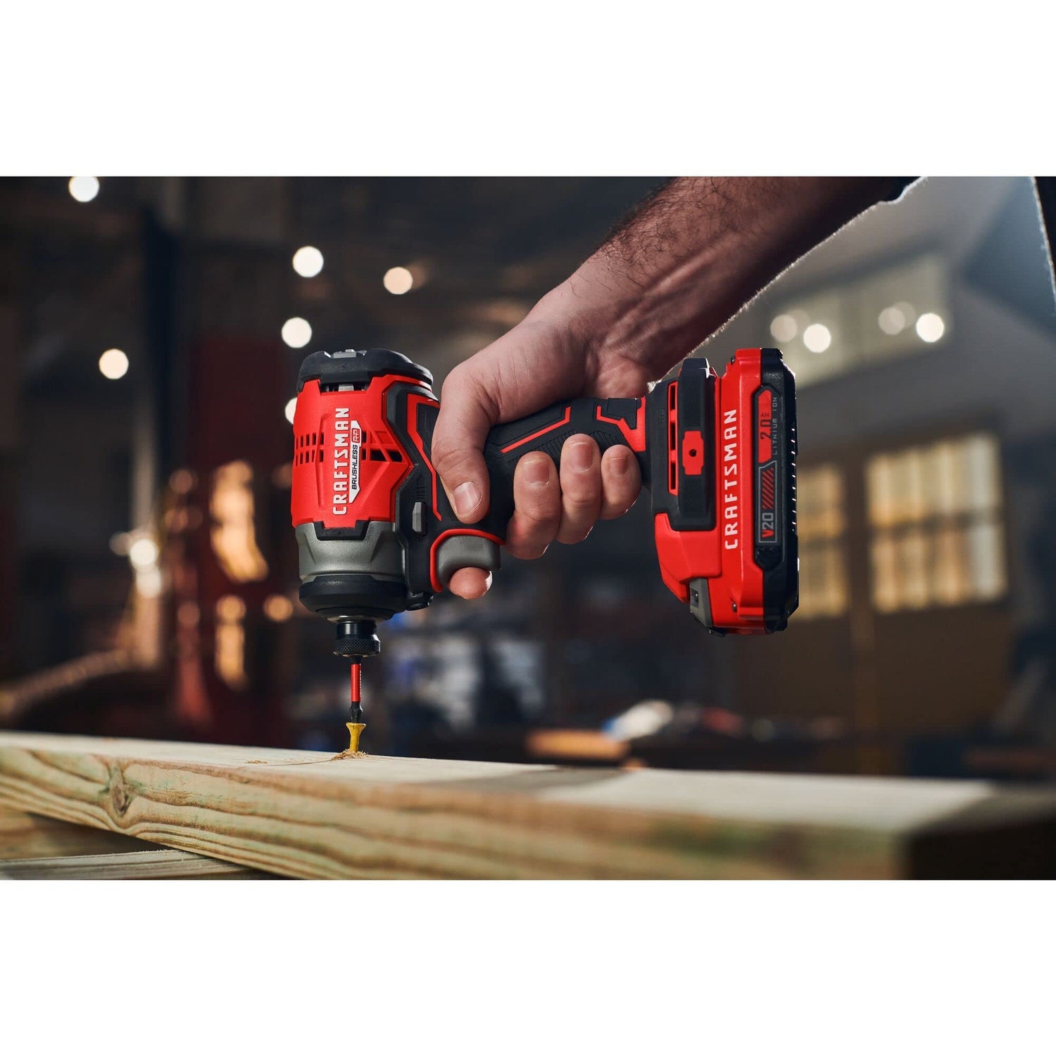 CRAFTSMAN V20 RP Cordless Drill and Impact Driver, Power Tool Combo Kit, 2 Batteries and Charger Included (CMCK211C2) Craftsman