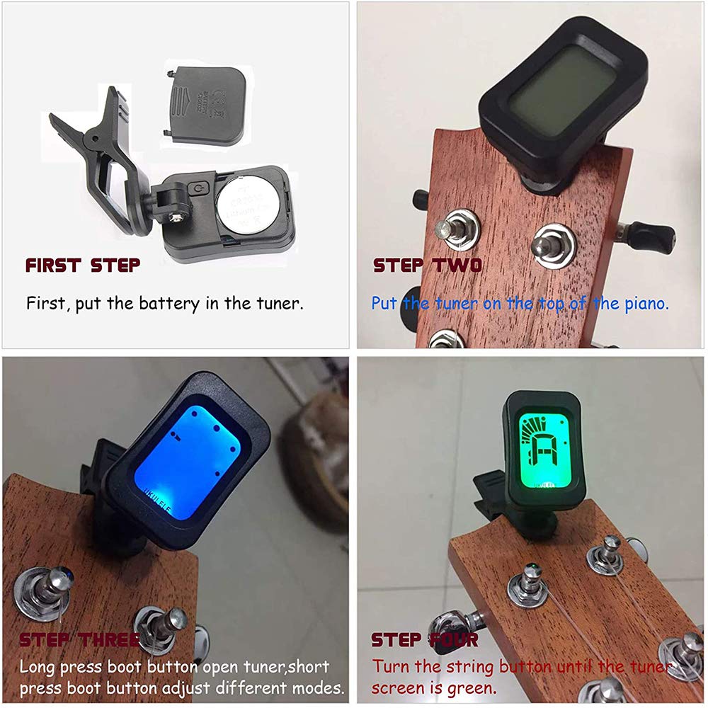 66PCS Guitar Accessories Kit, Acoustic Guitar Changing Tool, Including Acoustic Strings, Guitar Picks, Capo, String Winder&Cutter, Tuner, Guitar Dutaoes