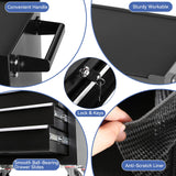 7-Drawer Tool Chest with Wheels, Rolling Tool Chest with Drawers, Top Cushion & 7PCS Tray Divider Set, Multifunctional Craftsman Tool Storage Chest Henf