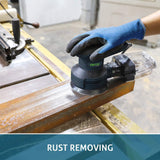 ZEITE 5 Inch Random Orbital Sander, 3.0 Amp Sander Tool for Woodworking, Variable Speed 5000-12000 OPM, 10 Feet Cord, Cyclonic Dust Box, Vacuum Zeite