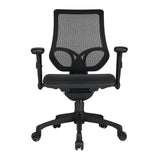 WorkPro® 1000 Series Ergonomic Mesh/Mesh Mid-Back Task Chair, Black/Black, BIFMA Compliant WorkPro
