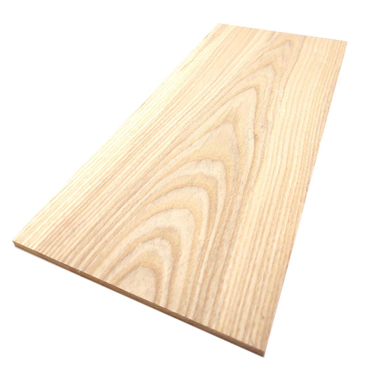 The Hardwood Edge Ash Wood Planks - 8-Pack Ash Wood for Unfinished Wood Crafts - 1/8’’ (3mm) 100% Pure Hardwood - Laser Engraving Blanks - Ash Wood