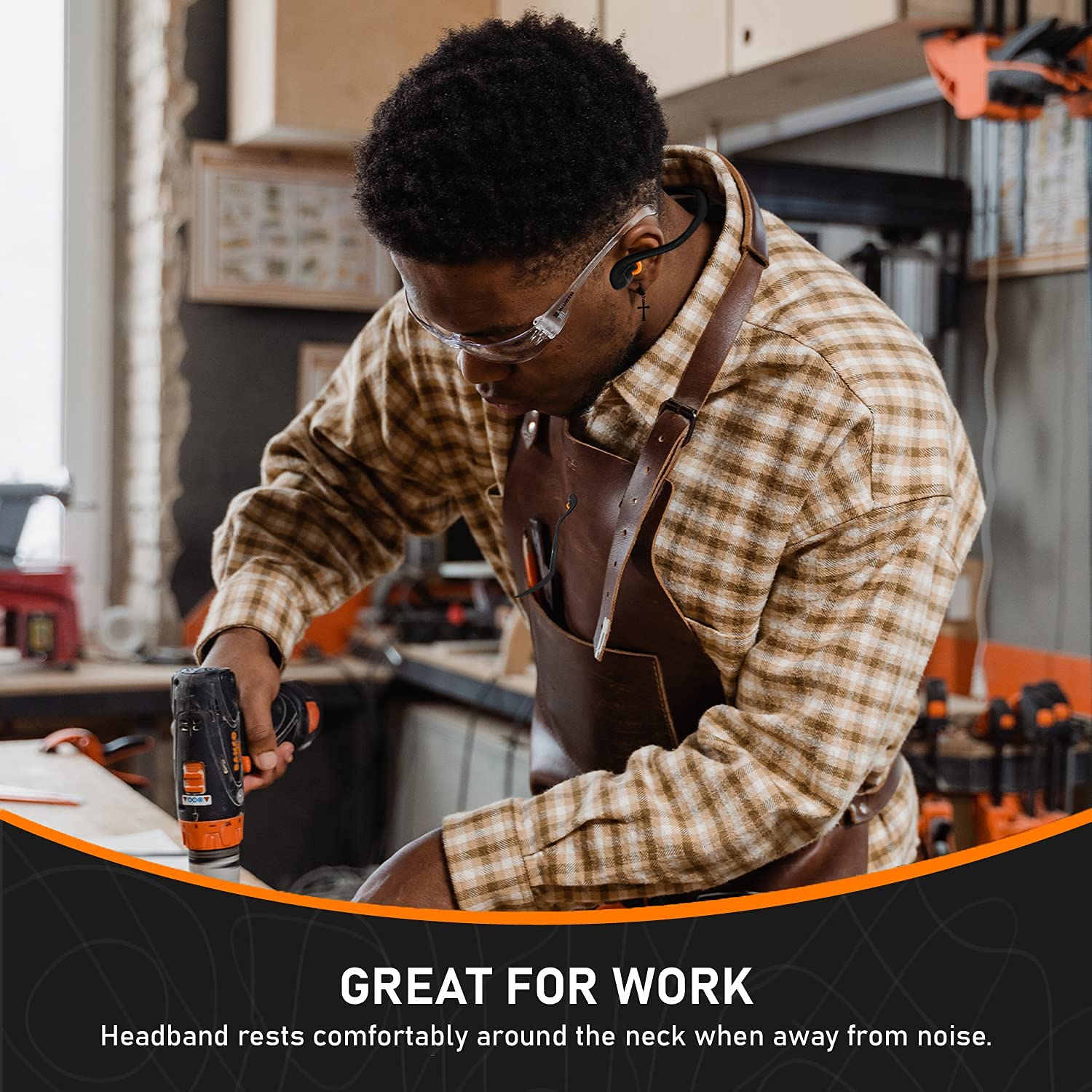 2 Pairs Soft Banded Silicone Reusable Washable Ear Plugs for Sleeping Swimming Noise Hearing Protection Earplugs Music Concerts Construction Shooting Quality Plugs by Rips