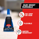 Loctite Super Glue Ultra Gel Control, Clear Superglue for Plastic, Wood, Metal, Crafts, & Repair, Cyanoacrylate Adhesive Instant Glue, Quick Dry - Loctite