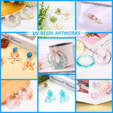 KISREL UV Resin 300g - Upgraded UV Resin Kit, Hard Type Crystal Clear Ultraviolet Curing UV Epoxy Resin for Craft Jewelry Making KISREL