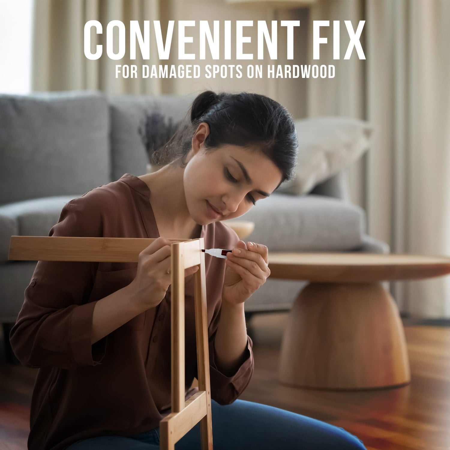 RamPro Furniture Markers Touch up, 12 Piece Furniture and Wood Floor Markers and Crayons Repair Kit - 6 Felt Tip Wood Markers, 6 Wax Crayons in RamPro