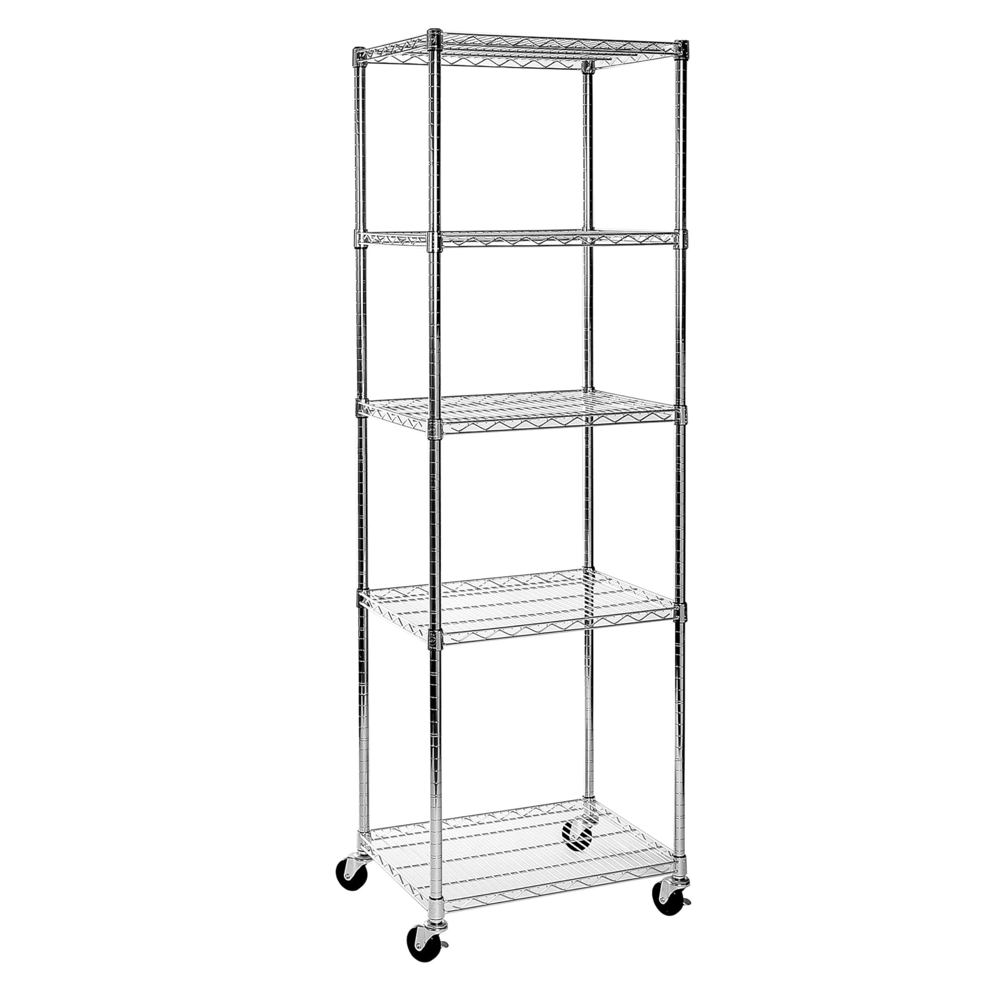 Seville Classics UltraDurable Heavy Duty NSF Solid Steel Wire Rack Storage Unit Organizer for Garage, Warehouse, Office, Restaurant, Classroom, - WoodArtSupply