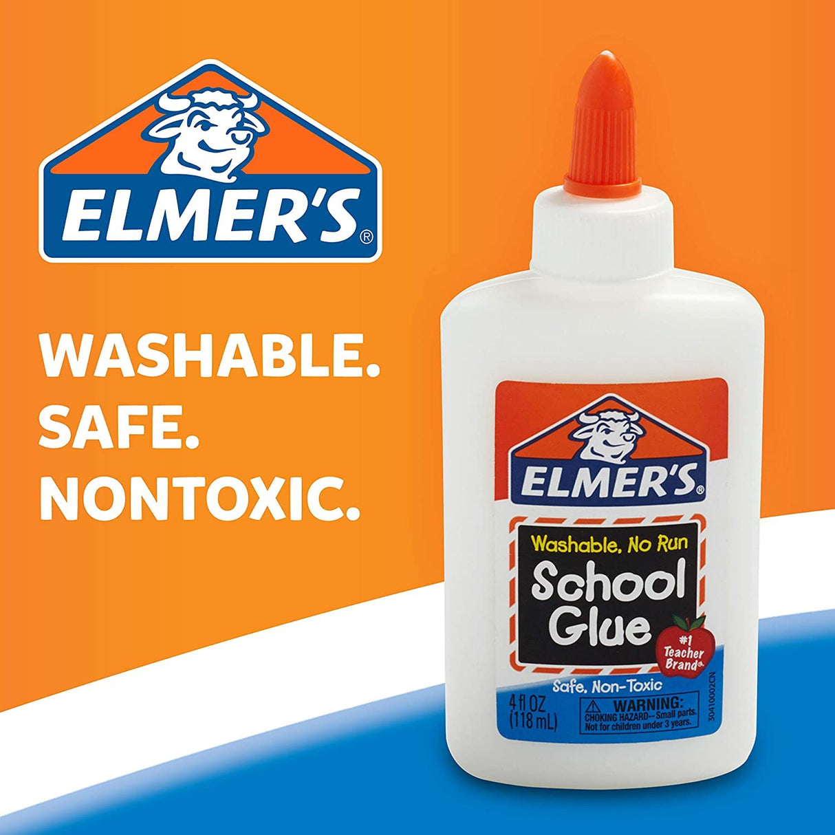 Elmers Liquid School Glue, Slime Glue & Craft Glue | Washable, 4 Ounces Each, 24 Count, Great for Making Slime WoodArtSupply