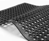 tonchean Rubber Drainage Floor Mat 83x35in Commercial Anti-Fatigue Rubber Floor Mats with Holes Restaurant Bar Floor Mat Heavy Duty Drainage Mat for tonchean