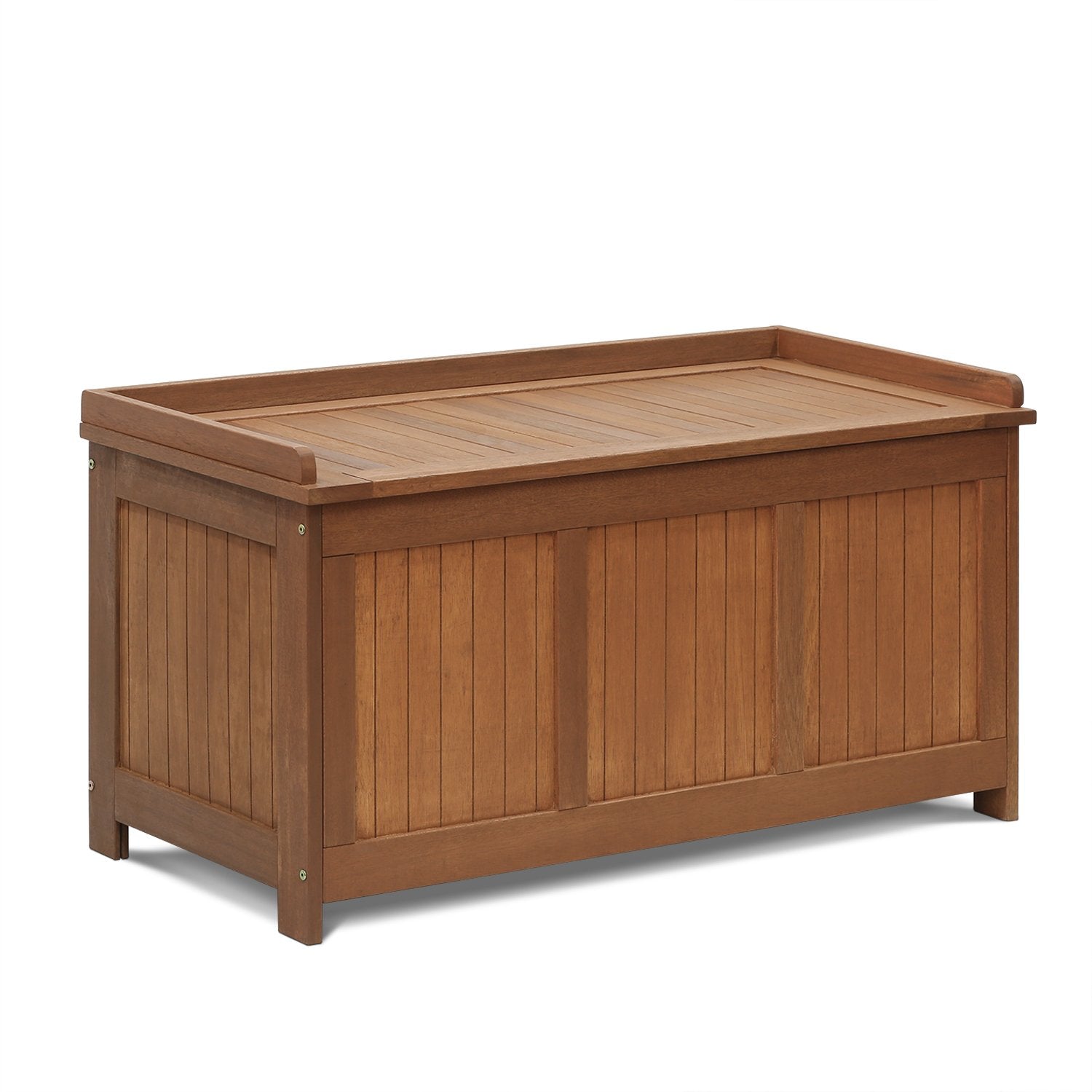 Furinno Dalam Outdoor Hardwood Storage Deck Box, Natural Furinno