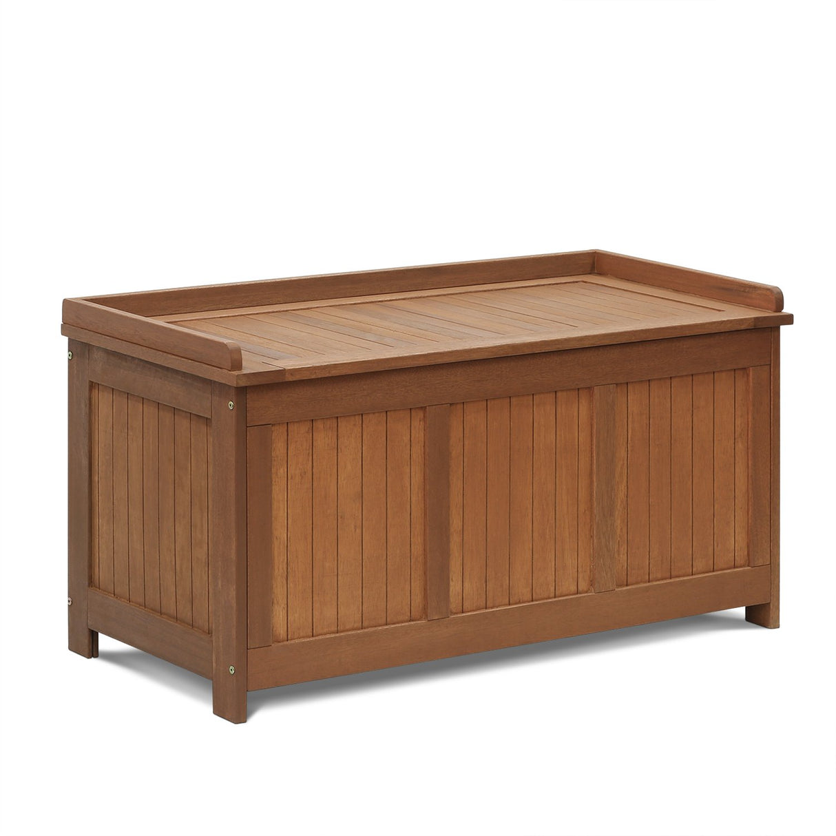 Furinno Dalam Outdoor Hardwood Storage Deck Box, Natural Furinno
