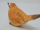 Selsela Carolina Wren Wood Figurine Statue Common Bird Miniature Handmade Art Craft Carve Small Animal Selsela
