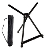 Bob Ross Master Artist Oil Paint Set Bundle with Aluminum Table Easel & 2-Pack 12x16 Stretched Canvas for Painting (3 Items) Jerry's Artarama