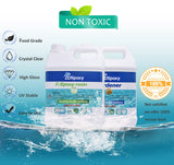 Epoxy Resin Crystal Clear, Food Safe Resin for Bar Table Top, Wood, Art, Jewelry, Super Gloss Resin for Casting, Coating and Art, Mold Casting, Zdspoxy