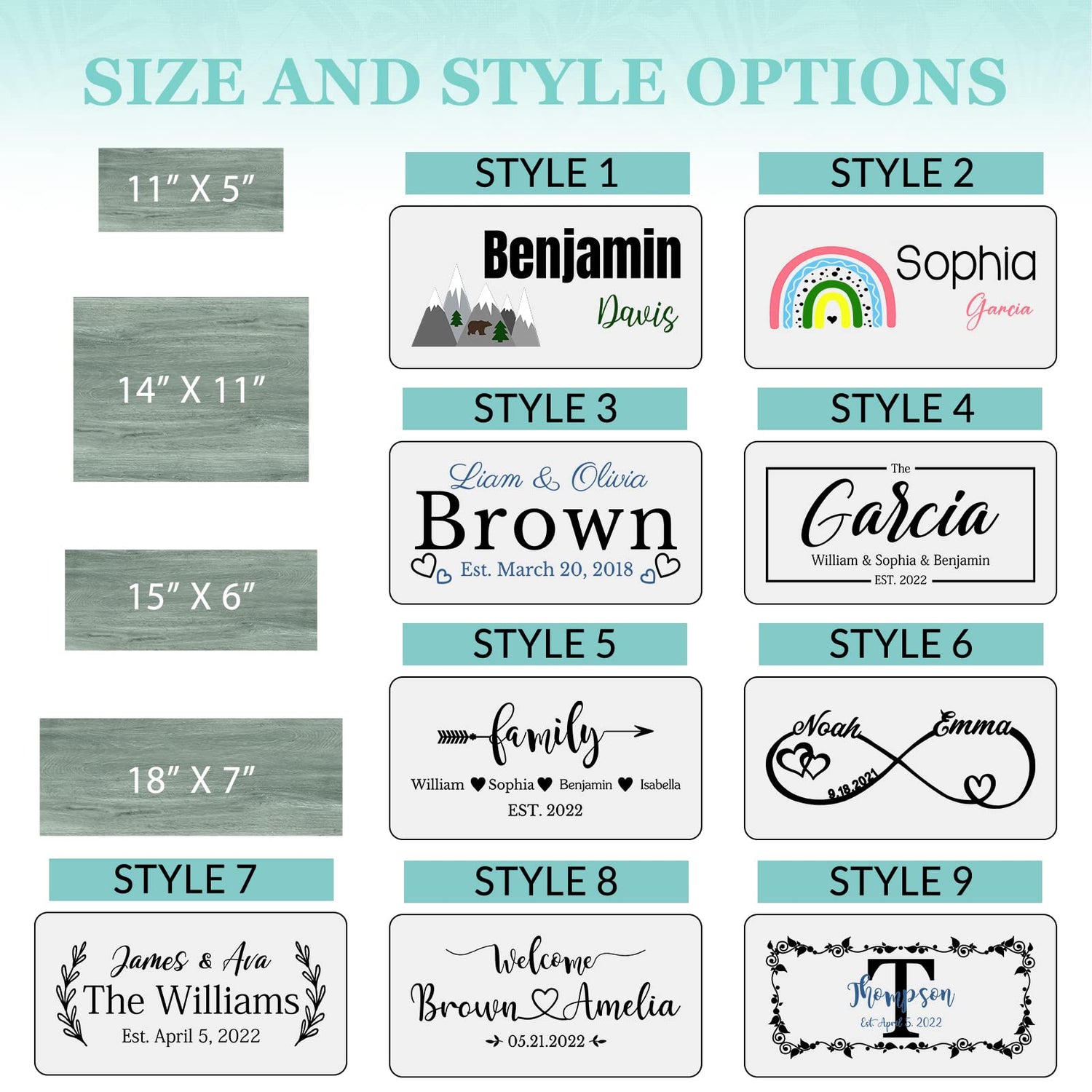 Custom Wood Sign Prsonalized Text Business 3D Home Decor, Personalized Rustic Plaque Board Hanging Wooden Name Sign for Wall Art, Customized Signs PFTPOW