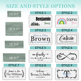 Custom Wood Sign Prsonalized Text Business 3D Home Decor, Personalized Rustic Plaque Board Hanging Wooden Name Sign for Wall Art, Customized Signs PFTPOW