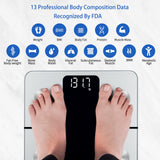 Vitafit Smart Bathroom Scale for Body Weight and Fat, FSA HSA Store Eligible, Weighing Professional Since 2001,Digital Wireless Bathroom Scale for Vitafit