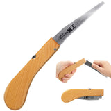 KAKURI Flush Cut Saw Folding 4" for Woodworking, Japanese Pull Saw Razor Sharp Flexible Japanese Steel Blade, Precision Trim Saw for Dowels, Pegs, KAKURI