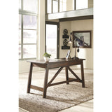Signature Design by Ashley Baldridge Rustic Home Office Desk, Distressed Brown Signature Design by Ashley