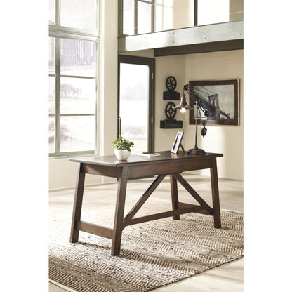 Signature Design by Ashley Baldridge Rustic Home Office Desk, Distressed Brown