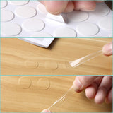 JANYUN 280 Pcs Double Sided Sticky Dot Stickers Removable Round Putty Clear Sticky Tack No Trace Sticky Putty Waterproof Small Stickers for Festival JANYUN