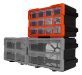 Performance Tool W5912 12-Drawer Interlocking Storage Cabinet with Ball Bearing Slides for Garage, Workshop, and Tool Organization Performance Tool