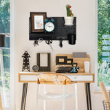 58 Pieces Pegboard Organizer Kits Pegboard Wall Panel Plastic Pegboard Mount Display with Pegboard Accessories Include Storage Boards Buckets and Chunful