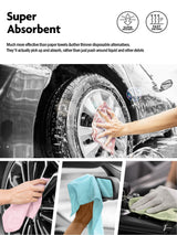 Fantasticlean Microfiber Cleaning Cloth Roll -75 Pack, 12x12", Tear Away Towels, Reusable Washable Rags (Pink) Fantasticlean