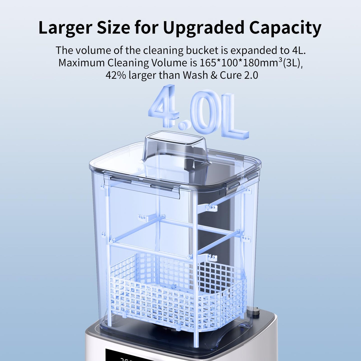 ANYCUBIC Wash and Cure 3.0. Newest Uparaded Volume 2 in 1 Wash and Cure Station. with Gooseneck Lights. for Mars Anycubic Photon Mono 4K 2 LCD SLA - WoodArtSupply