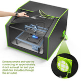Laser Engraver Enclosure with Vent, Fireproof and Dustproof Protective Cover for Most Laser Engraving Machine, Insulates Against Smoke and Odor, SCULPFUN