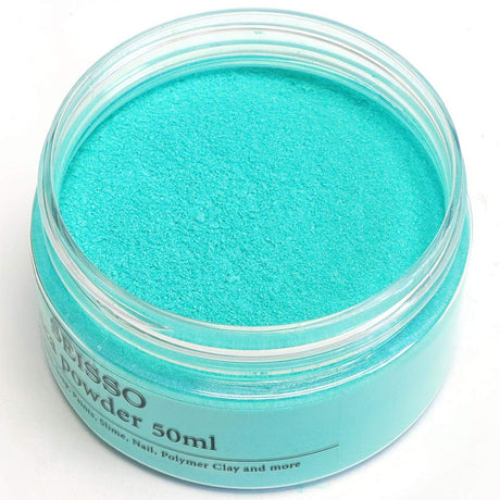 Turquoise Blue Mica Powder for Epoxy Resin 1.7 oz /50g Powdered Pigment for Soap Colorant Bath Bomb Dye, Cosmetic Grade for Lip Gloss, Acrylic Nails SEISSO