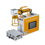 Handheld Marking Machine with Touch Screen Controller,50W Raycus with 4.3"×4.3"Range KTZDH