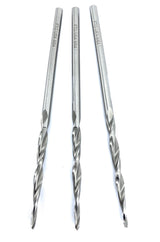 FTG USA Replacement Wood Countersink Drill Bit Set 3 Piece Same Size #6 (9/64") Parabolic Flute Taper Point for Woodworking with Straight Shank - - WoodArtSupply