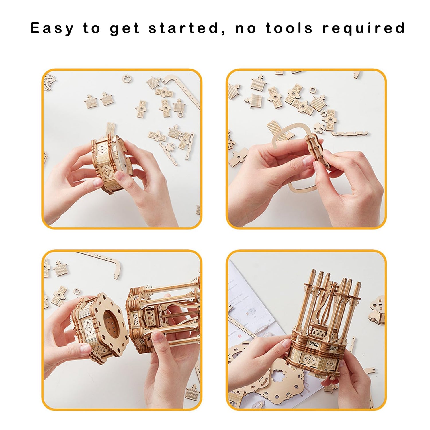 Wooden Marble Run Puzzles, 3D Wood Marble Roller Coaster Maze, Model Building Kits for Adults - Educational Project Brain Teaser, DIY Crafts for Generic