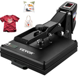VEVOR Heat Press, 15x15 Power Heat Press Machine, Fast Heating, High Pressure Heat Press Machine for T-Shirt, Digital Industrial Sublimation Printer VEVOR