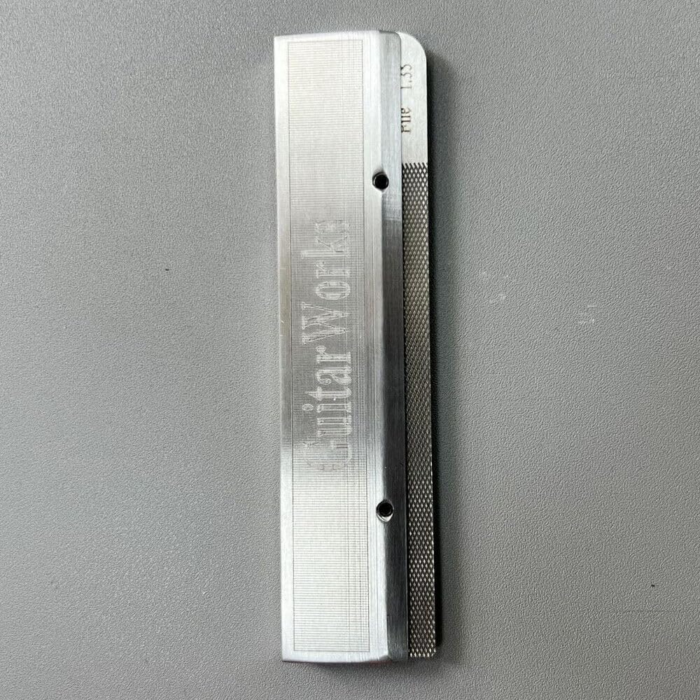 Guitar Nut Files and Fret Crowning Tool Set 4Pcs Steel Luthier Repair Kit TEAMWILL