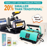 Realkant Tumbler Heat Press Machine, 110V Tumbler Press for 20OZ 30OZ Sublimation Skinny Straight Tumblers Glass Jar & 11-15OZ Mugs, Mug Tumbler Realkant