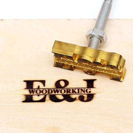 Custom Wood Branding Iron with Handle for Unique Personalised Crafting - Arokimi - WoodArtSupply